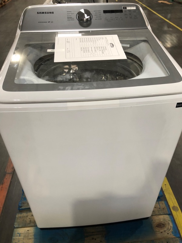 Photo 3 of Samsung 5-cu ft High Efficiency Impeller Top-Load Washer (White) ENERGY STAR