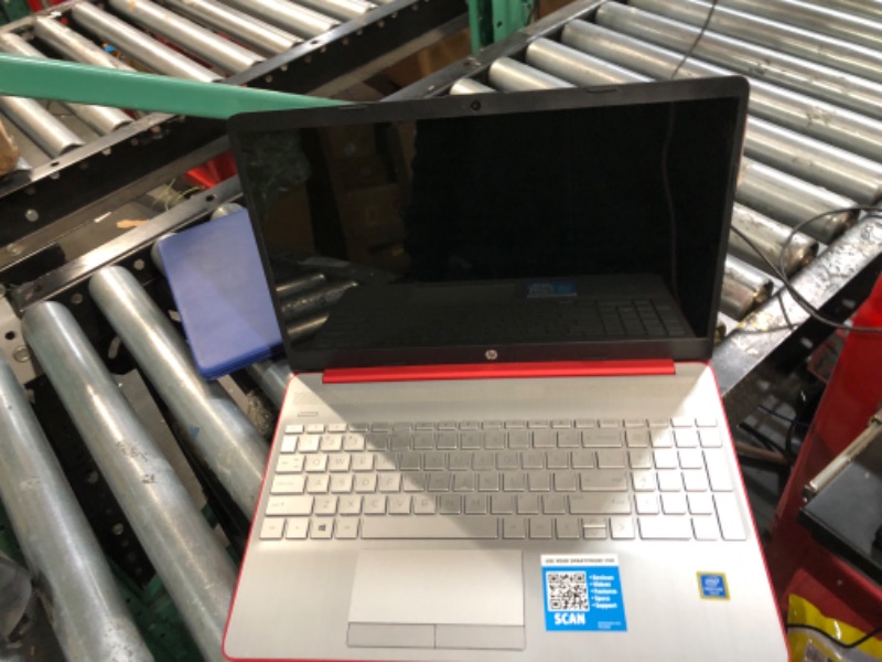 Photo 2 of HP 15.6 Inch Laptop for College Students, School, Intel Core Pentium Processor, 8GB RAM, 128GB SSD, Windows 11 Home, 1-Year Microsoft 365, HDMI, WiFi, Scarlet Red, PCM 8GB RAM | 128GB UFS