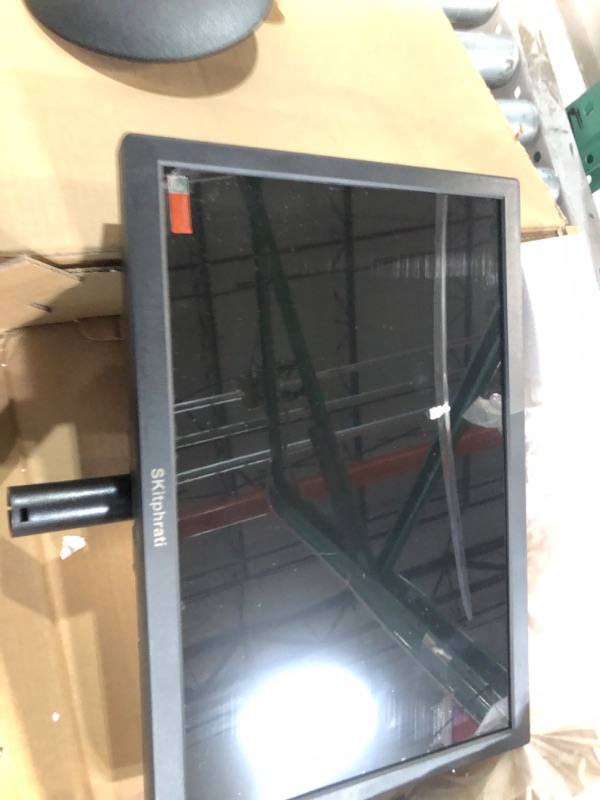 Photo 1 of SKitphrati 17 inch PC Monitor LED Monitor 1440x900, 60HZ, 5Ms, 16:10, Viewing Angle 95°(Horizontal),TN Panel, VESA Wall Mountable, VGA & HDMI Port, Black 17 INCH MONITOR-BLACK