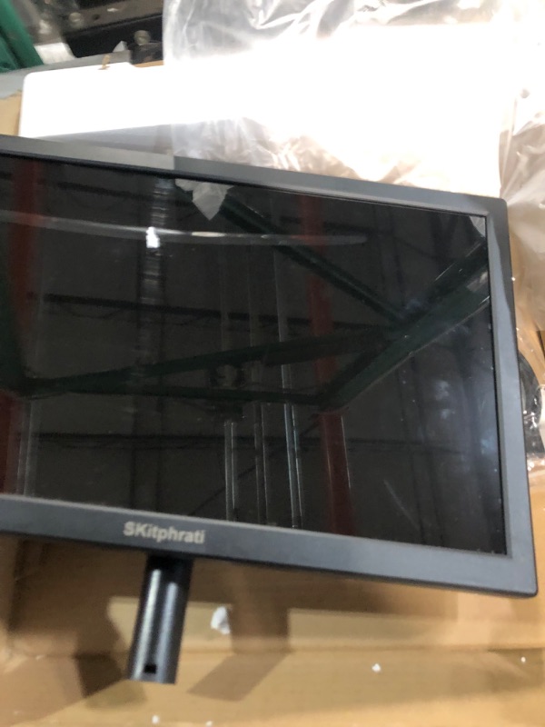 Photo 1 of SKitphrati 17 inch PC Monitor LED Monitor 1440x900, 60HZ, 5Ms, 16:10, Viewing Angle 95°(Horizontal),TN Panel, VESA Wall Mountable, VGA & HDMI Port, Black 17 INCH MONITOR-BLACK