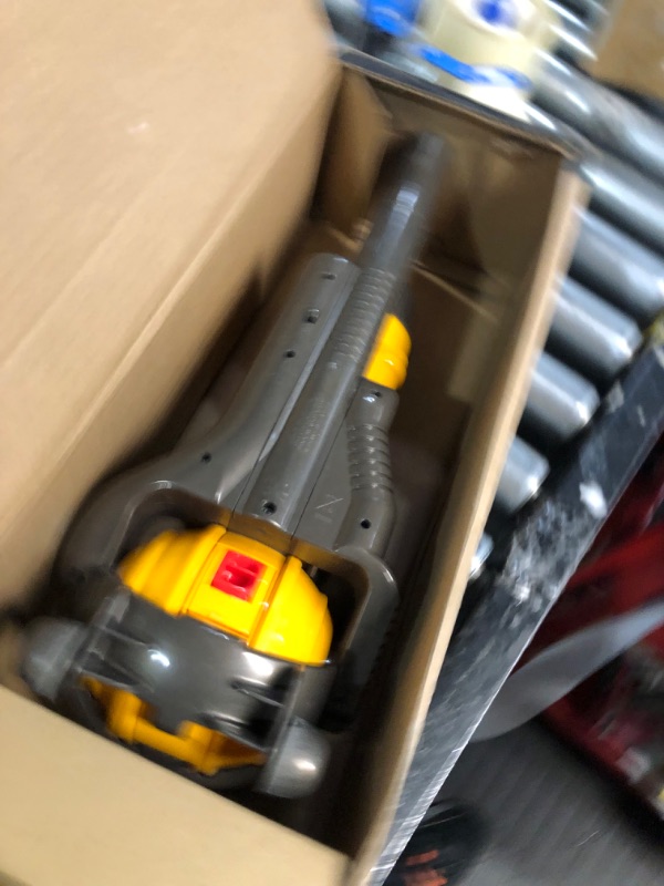 Photo 4 of Casdon Dyson Ball | Miniature Dyson Ball Replica For Children Aged 3+ | Features Working Suction To Add Excitement To Playtime Grey/Yellow