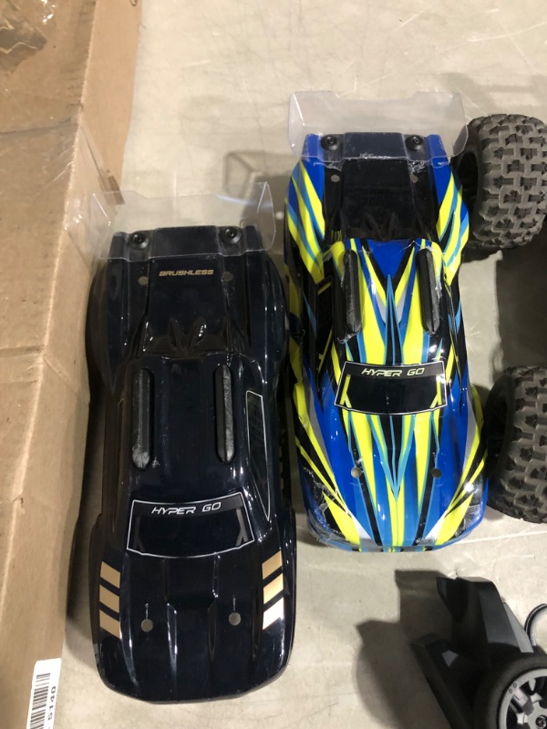 Photo 4 of **NONREFUNDABLE**FOR PARTS OR REPAIR**SEE NOTES**
HYPER GO H14BM 1/14 Brushless RC Cars for Adults Fast 50 mph, RC Trucks 4wd Offroad Waterproof, Electric Powered High Speed RC Car, Scary Fast Extreme RC Truggy with 3S Battery for Snow Sand