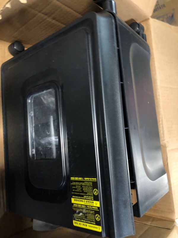 Photo 1 of Amazon Basics 8-Sheet High-Security Micro-Cut Shredder with Pullout Basket 8 Sheet Shredder