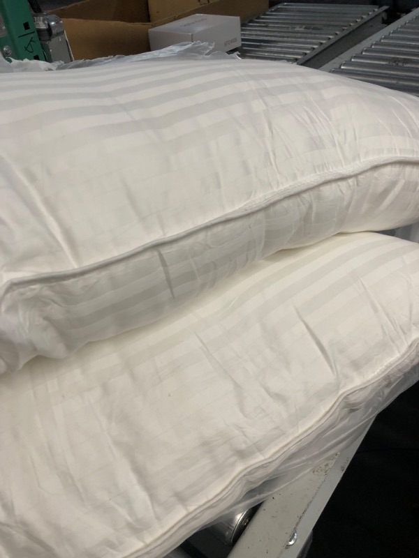 Photo 1 of **ITEM IS SIMIALR TO STOCK PHOTO*Amazon Basics Down Alternative Bed Pillows, 2 PACK 