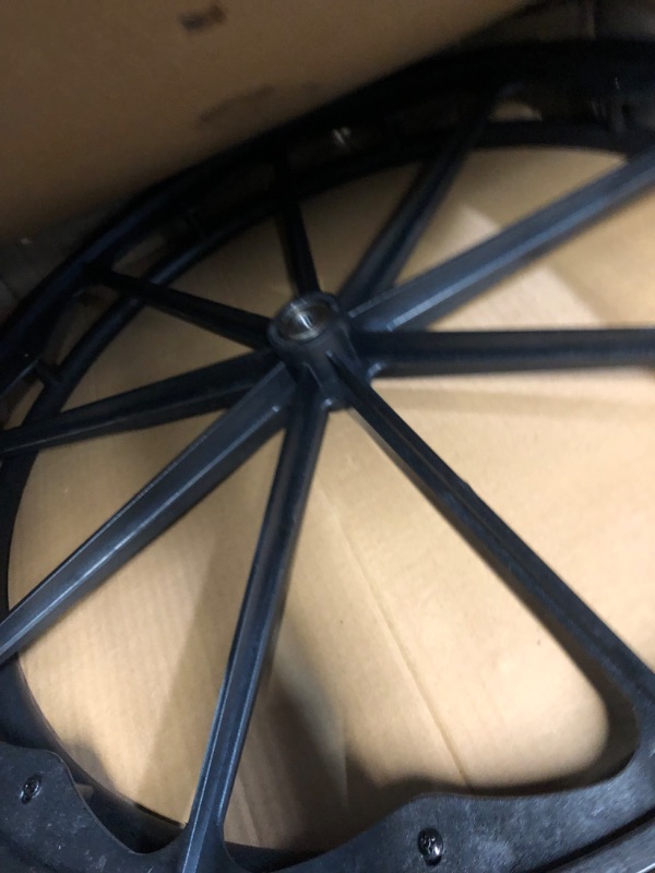 Photo 3 of (1PR,Black) Wheelchair rear wheel replacement 24x1"