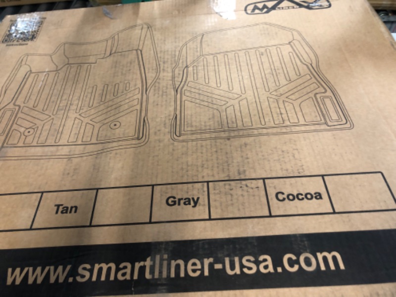 Photo 5 of **ITEM SIMILAR TO STOCK PHOTO**SMARTLINER All Weather Custom Fit Floor Mats 2 Rows and Cargo Liner Set Black Compatible with 2022-2023 Mazda CX-5 (Cargo Liner Only Fits with Cargo Tray in Upper Position)