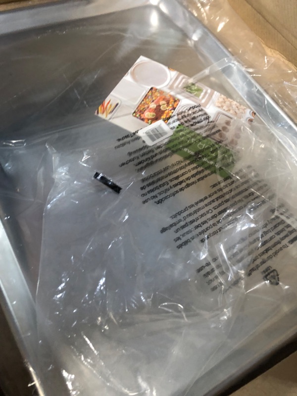 Photo 1 of ***PARTS ONLY/NON-RETURNABLE*MAJOR DAMAGE*DENTED IN SEVERAL PLACES***
Nordic Ware Naturals Big Baking Sheet,