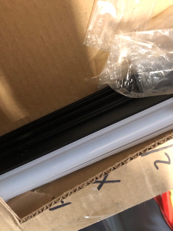 Photo 1 of Muzata 16.4FT 3535 LED Strip Lights DC12V Addressable Color Changing High Intensity 96LEDs/m Light Strip AC1L and 6-Pack 3.3ft/1Meter 17x20mm U Shape Spotless Black LED Channel System with Cover, U108