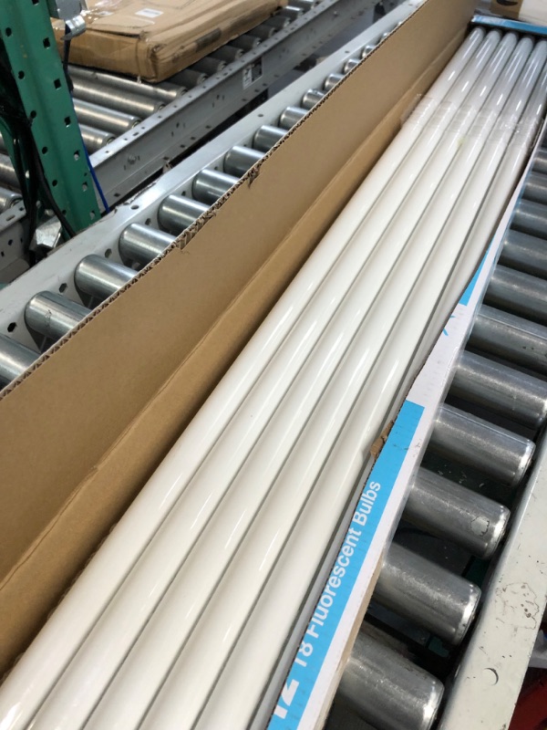 Photo 1 of SYLVANIA 48" T8 Octron Fluorescent Tube Ecologic Lamp, 32W, Bi-Pin Base, 2450 Lumens, 4100K, 90 CRI, Rapid and Instant Start (22433) Cool White