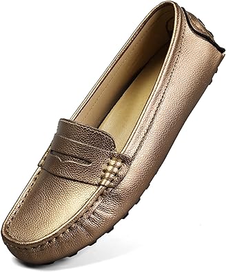 Photo 1 of (READ FULL POST) ilatyia Women's Rose Gold Loafers Leather US 7.5