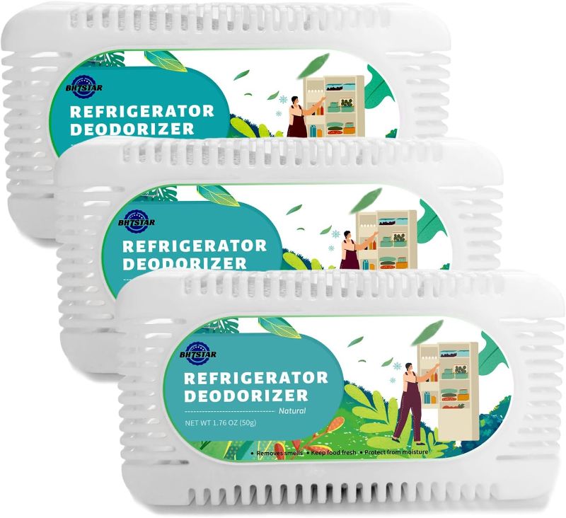 Photo 1 of BH7STAR Fridge Deodorizer Odor Eliminator, 3 Pack Odor Absorber, 