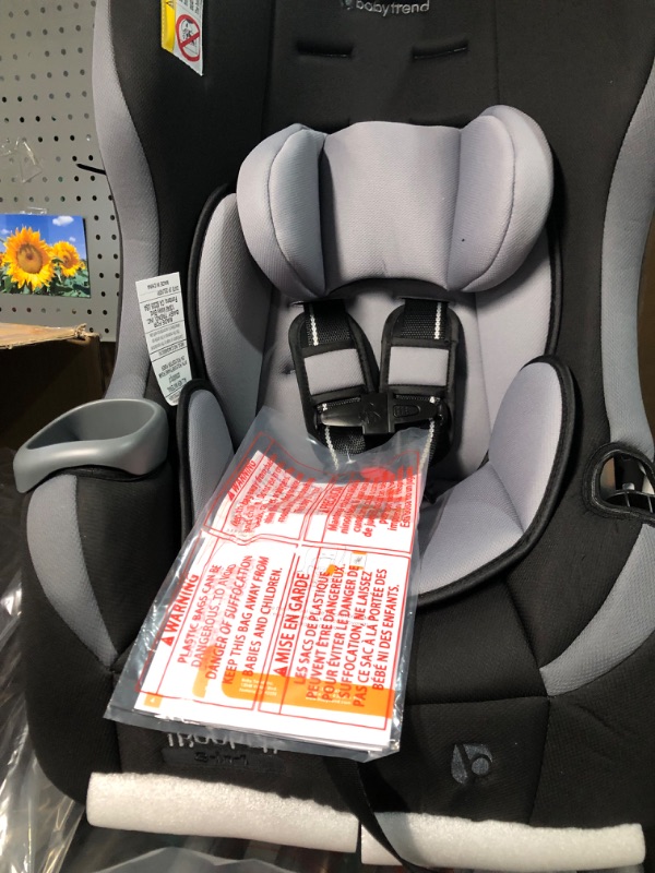 Photo 3 of Baby Trend Trooper 3-in-1 Convertible Car Seat, Dash Black