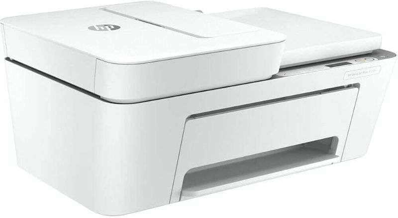 Photo 1 of (READ NOTES) HP DeskJet 4155e Wireless Color Inkjet Printer, Print, scan, copy, Easy setup, Mobile printing, Best-for home, Instant Ink with HP+,white
