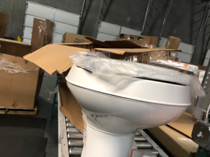 Photo 3 of Dometic 300 Series Standard Height Toilet, White Standard Height White