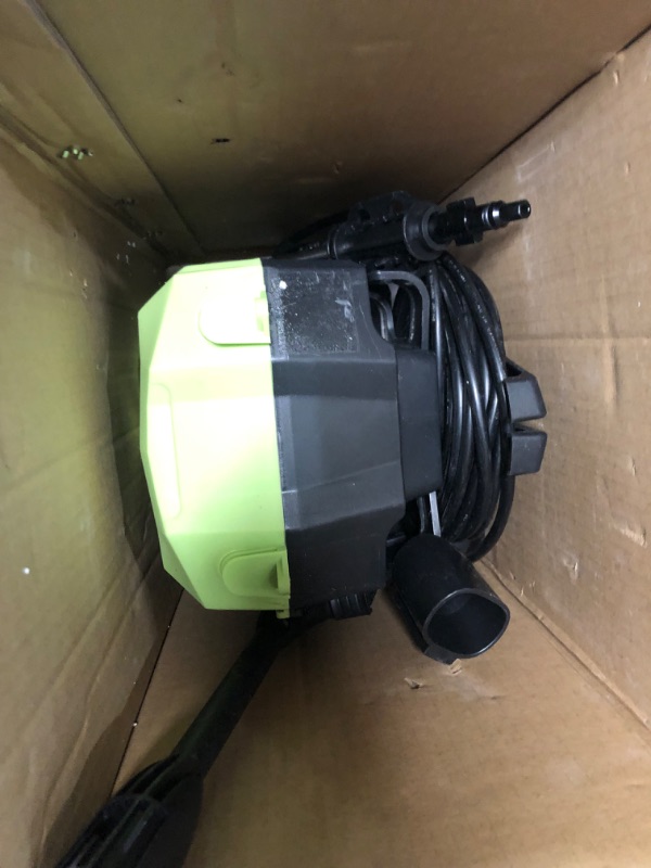 Photo 3 of ***HEAVILY USED AND SUNFADED - HOSE REEL MISSING - UNABLE TO TEST - MISSING PARTS***
WHOLESUN 3000PSI Electric Pressure Washer 2.4GPM Power Washer(Green)