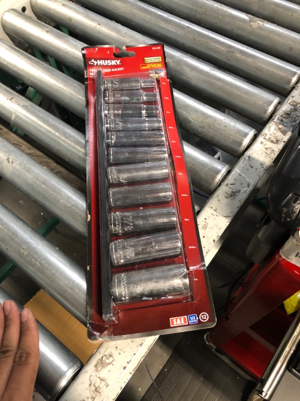 Photo 2 of 1/2 in. Drive SAE Deep Socket Set (11-Piece)