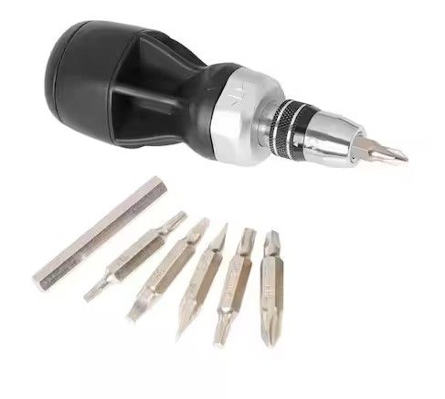 Photo 1 of 12-in-1 Quick Load Ratcheting Stubby Screwdriver Set
