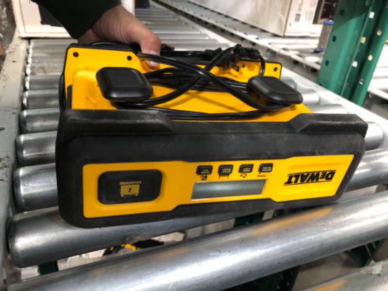 Photo 4 of DEWALT DXAEC100 DXAEC100 Professional 30-Amp Battery Charger and 3-Amp Maintainer with 100-Amp Engine Start, Yellow