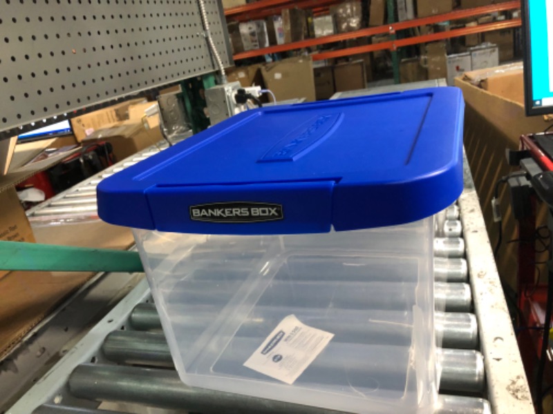 Photo 4 of Bankers Box Heavy Duty Plastic File Storage Box 