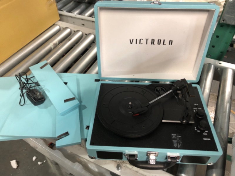 Photo 2 of Victrola Vintage 3-Speed Bluetooth Portable Suitcase Record Player