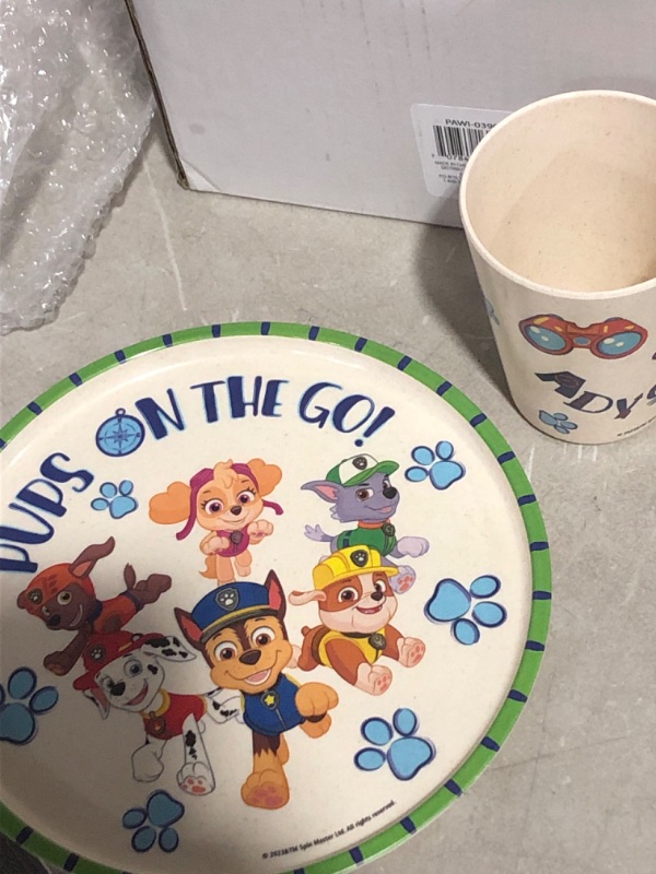 Photo 1 of * missing bowl * see all images * 
Zak Designs PAW Patrol Kids Dinnerware Set 3 Pieces