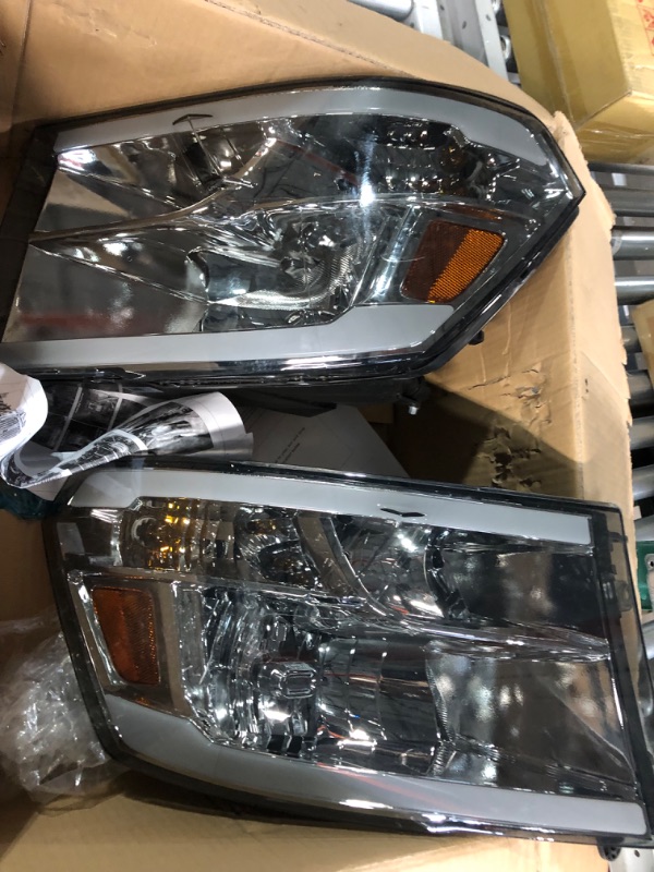 Photo 2 of OEDRO LED DRL Headlight Assembly Replacement for 09-18 Dodge Ram 1500, 10-18 2500 3500, Headlamps