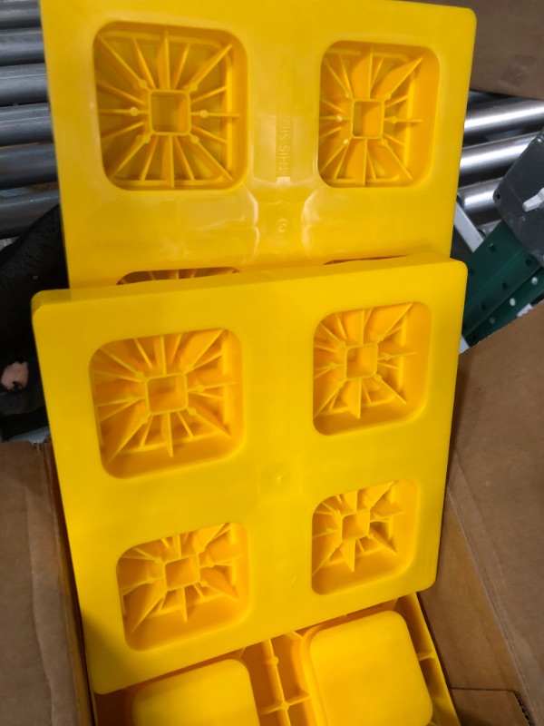 Photo 2 of Camco Heavy-Duty Leveling Blocks | Compatible with Single Wheels, 