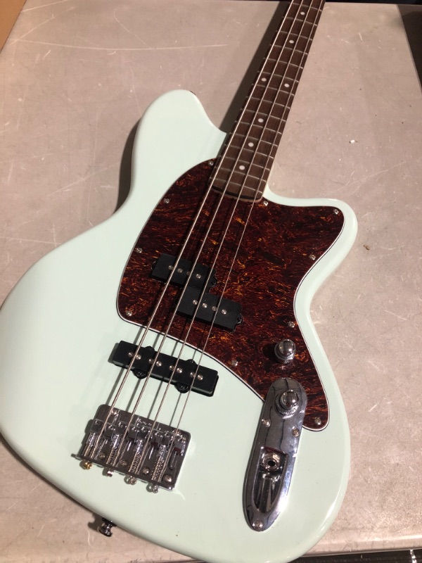 Photo 2 of * used * 
Ibanez Talman TMB100 MGR 2015 Mint Green Electric Bass Guitar