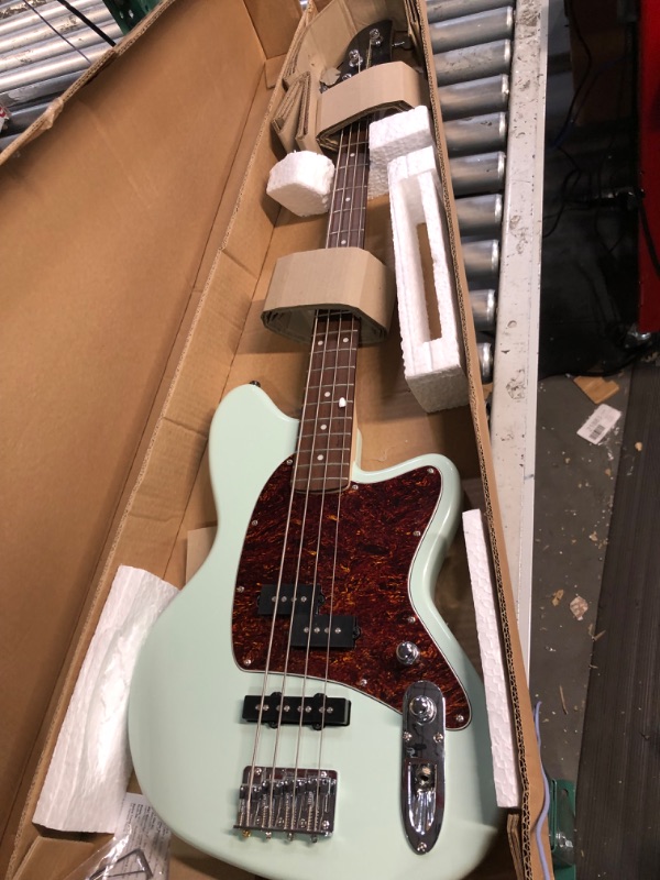 Photo 3 of * used * 
Ibanez Talman TMB100 MGR 2015 Mint Green Electric Bass Guitar