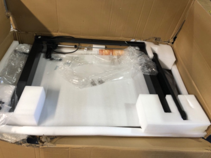 Photo 1 of ***MISSING PIECES***
JOY worker Electric Height Adjustable Standing Desk, Grey Whole Piece 48 x 24 Inches Sit Stand Up Desk with Memory Controller, Quick Assembly Standing Workstation for Home Office