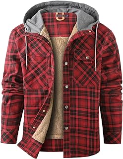 Photo 1 of Lee Men's Long Sleeve Sherpa Bonded Flannel Jacket
