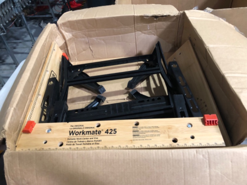 Photo 1 of ***USED - MISSING HARDWARE***
BLACK+DECKER Portable Workbench, Project Center and Vise (WM425-A) 550 lb capacity Workbench