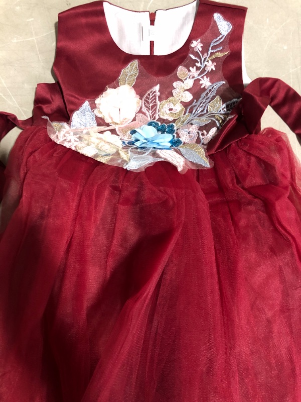 Photo 2 of AIMJCHLD  Christmas Day Pageant Party Ball Gown Formal Dresses 6-7
