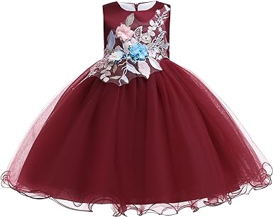 Photo 1 of * see all images * 
AIMJCHLD  Christmas Day Pageant Party Ball Gown Formal Dresses 6-7
