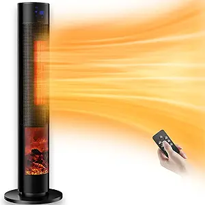 Photo 1 of (READ FULL POST) G-OCEAN Electric Space Heater for Indoor Use, 34" Quiet Heating Space Heater 