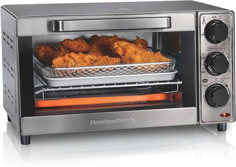 Photo 1 of Hamilton Beach Sure-Crisp Toaster Oven Air Fryer Combo, Fits 9” Pizza