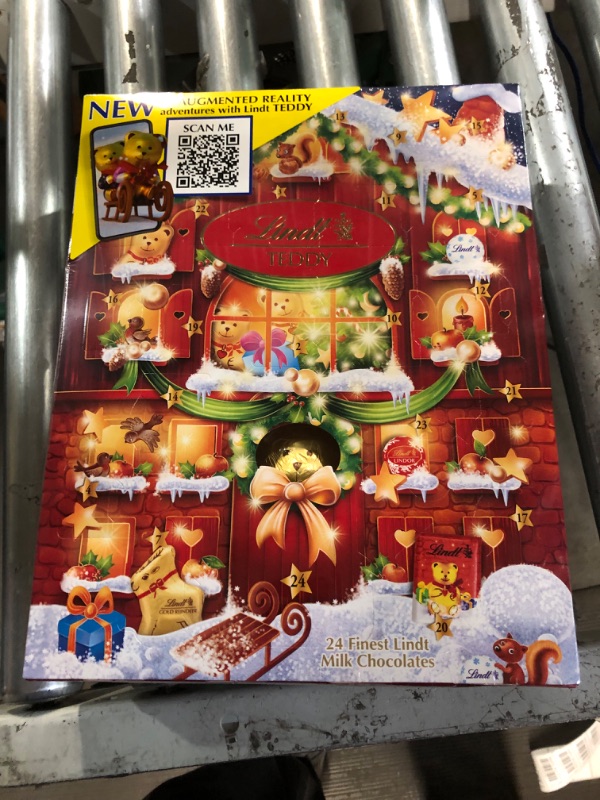 Photo 1 of Lindt Bear & Friends Advent Calendar, 24 Fine Milk and White Chocolates, 250g