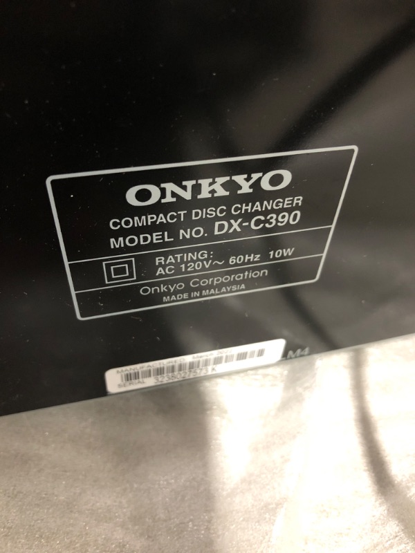 Photo 6 of (READ NOTES) Onkyo DXC390 6-Disc Carousel Changer CD Player, Black (PARTS ONLY) 