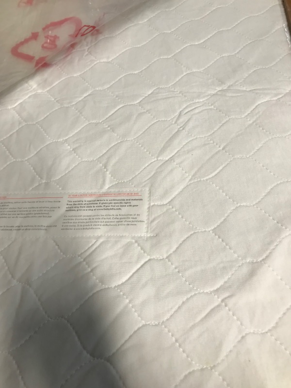 Photo 4 of Babyletto Pure Core Mini Crib Mattress, Hybrid Waterproof Cover, Lightweight, Greenguard Gold Certified