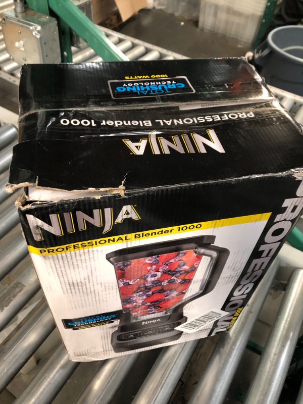Photo 1 of ***DAMAGED - CRACKED - SEE PICTURES - UNABLE TO TEST***
Ninja BL610 Professional 72 Oz Countertop Blender with 1000-Watt Base and Total Crushing Technology