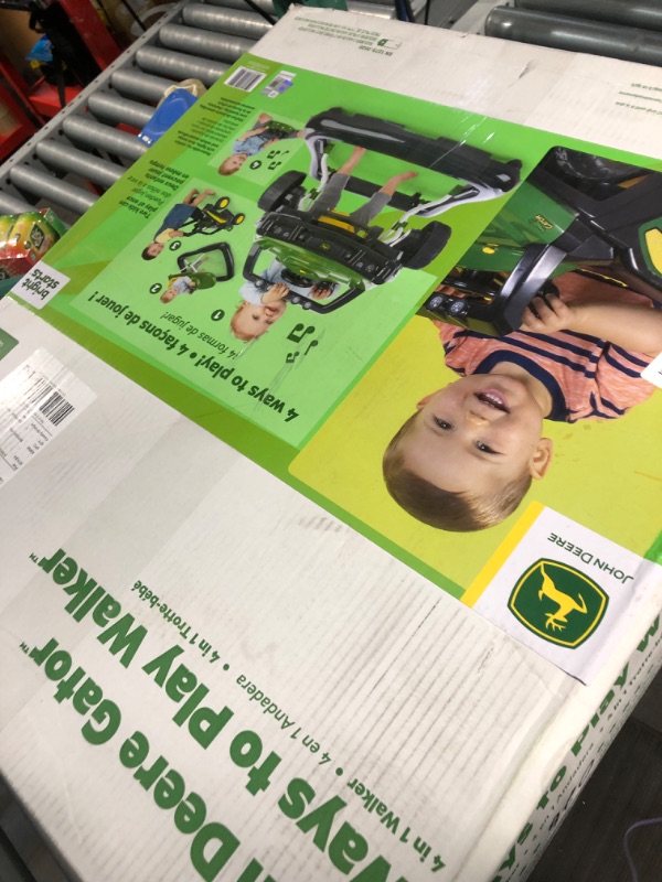 Photo 3 of Bright Starts John Deere Gator Ways to Play 4-in-1 Baby Activity Push Walker, Green, Age 6 Months+