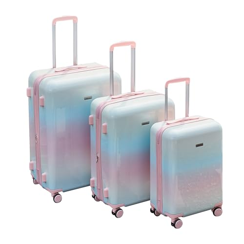 Photo 1 of ***DAMAGED READ NOTES***Merax Luggage 3 Piece Sets, PC Hard Shell Luggage Set Lightweight Carry on Luggage Expandable Suitcase with Spinner Wheels (20/24/28)