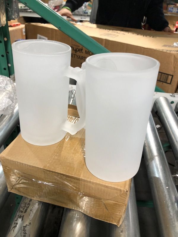 Photo 3 of 16oz Frosted Beer Mugs 2 PACK