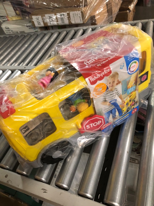 Photo 2 of Fisher-Price Little People Toddler Learning Toy Big Yellow School Bus With Lights Sounds & Smart Stages, 4 Figures, Ages 1+ Years Big School Bus