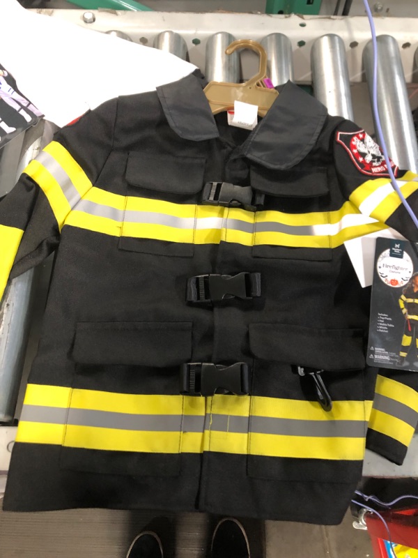 Photo 3 of **Top only Children's Halloween/Dress-Up Fireman Costume with Matching Hat - Ages 4-5