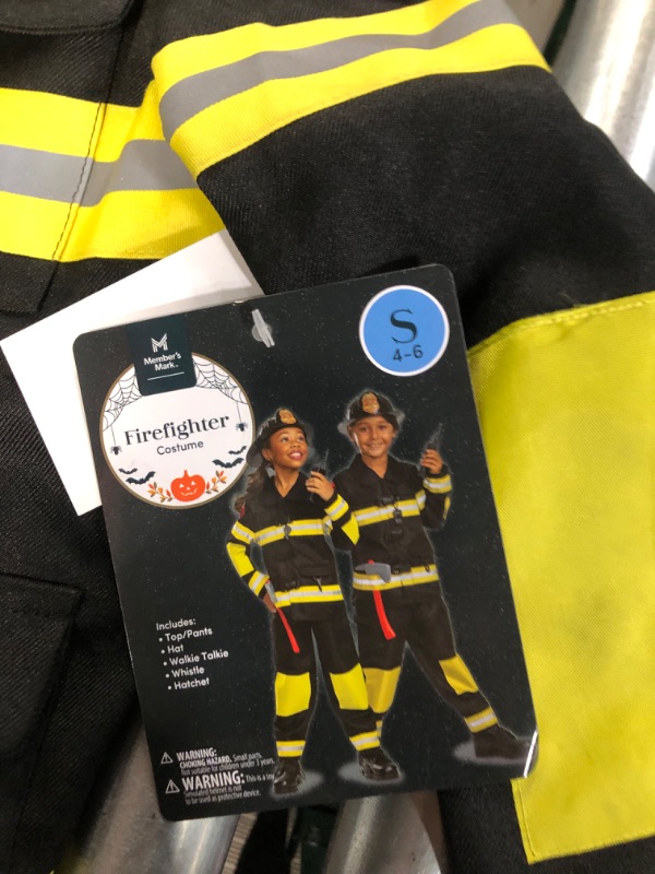 Photo 4 of **Top only Children's Halloween/Dress-Up Fireman Costume with Matching Hat - Ages 4-5