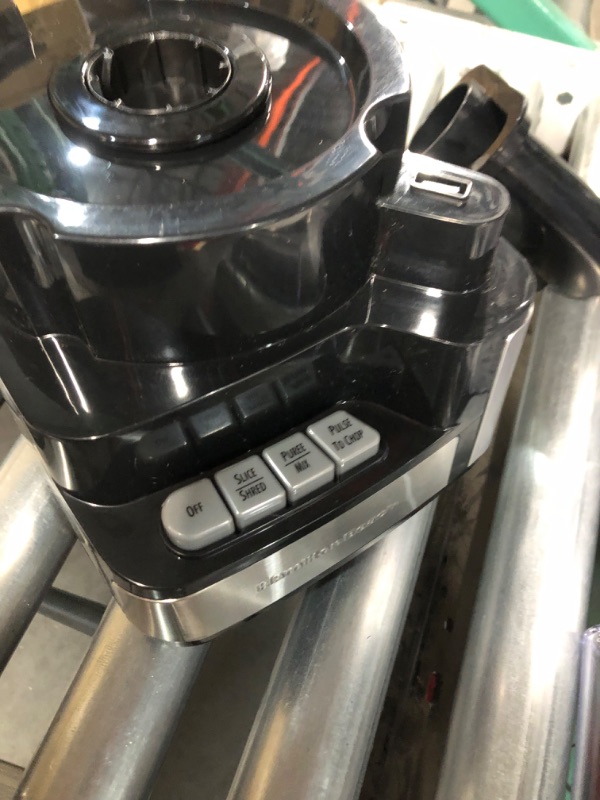 Photo 1 of Hamilton Beach Stack & Snap Food Processor and Vegetable Chopper, BPA Free, Stainless Steel Blades, 12 Cup Bowl, 2-Speed 450 Watt Motor, Black (70725A) Food Processor & Chopper