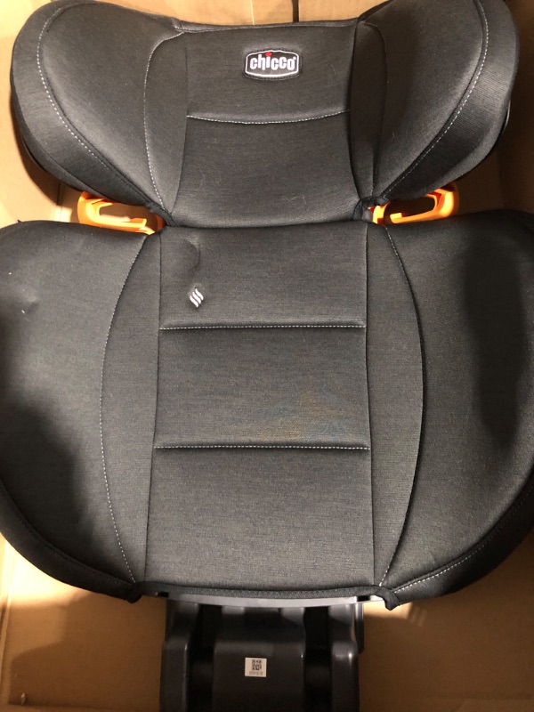 Photo 1 of Chicco KidFit ClearTex Plus 2-in-1 Belt-Positioning Booster Car Seat, Backless and High Back Booster Seat, for Children Aged 4 Years and up and 40-100 lbs. | Obsidian/Black KidFit Plus with ClearTex® No Chemicals Obsidian