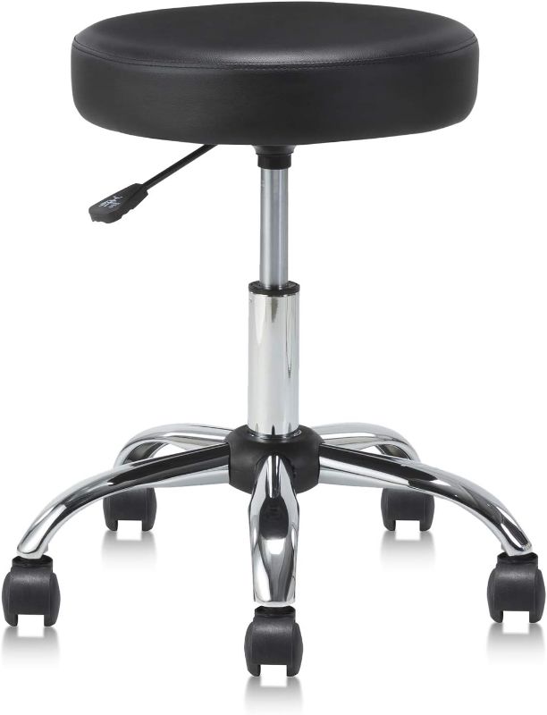 Photo 1 of Rolling Stool Swivel with Wheels Adjustable Height