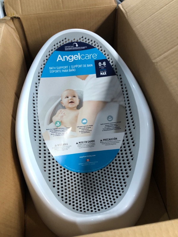 Photo 2 of Angelcare Baby Bath Support (Grey) | Ideal for Babies Less than 6 Months Old